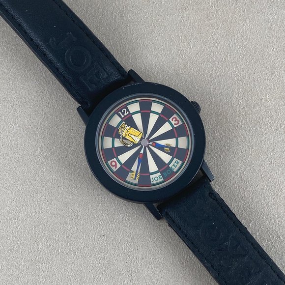 Vintage Rare Joe Boxer Darts at the Pub Watch Rotating Bear Mug main image 4